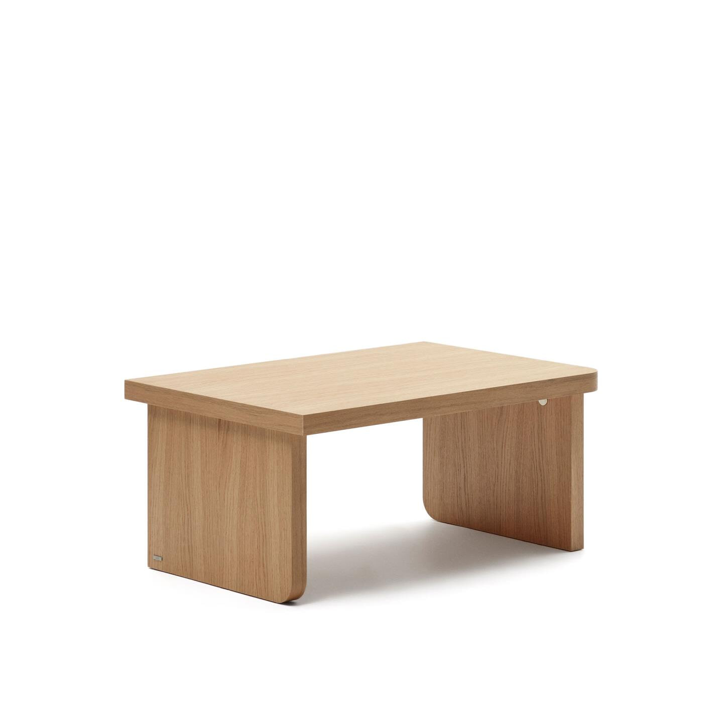 Kave Home Salontafel 'Oaq' Eiken, 89 x 62cm