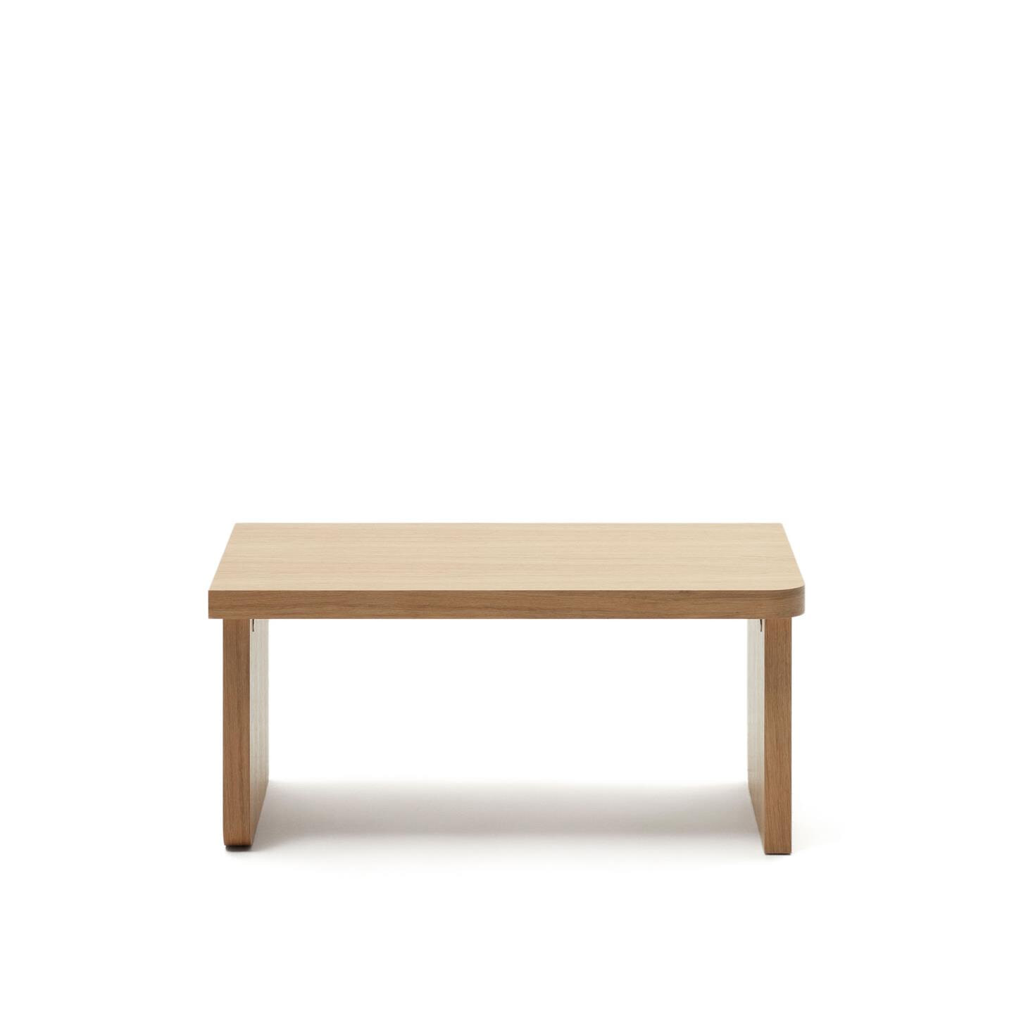 Kave Home Salontafel 'Oaq' Eiken, 89 x 62cm