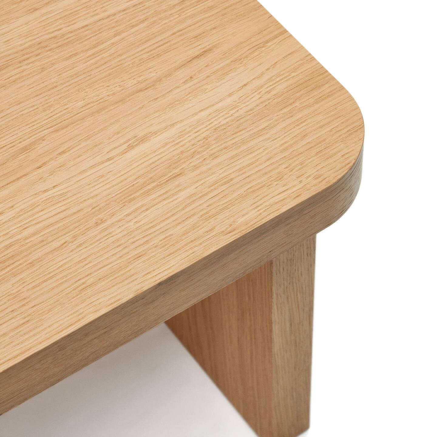 Kave Home Salontafel 'Oaq' Eiken, 89 x 62cm