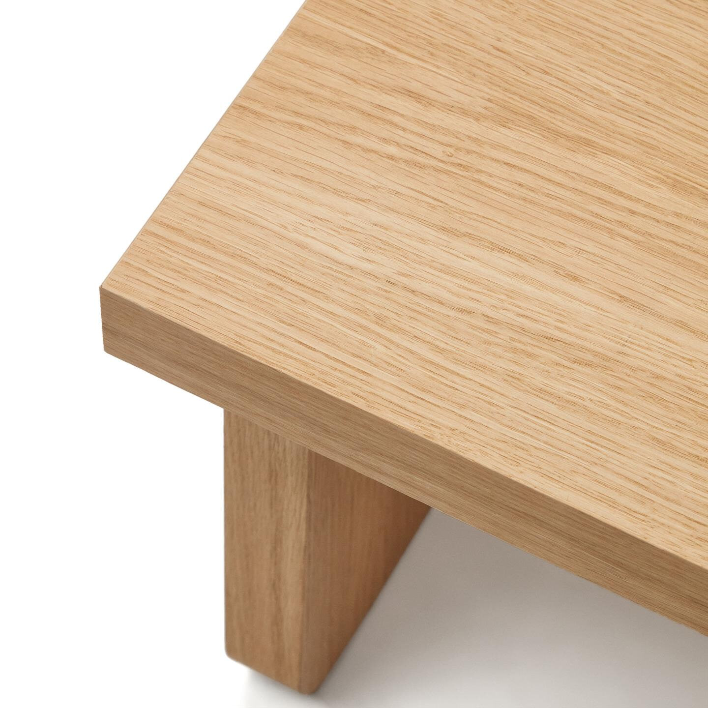 Kave Home Salontafel 'Oaq' Eiken, 89 x 62cm