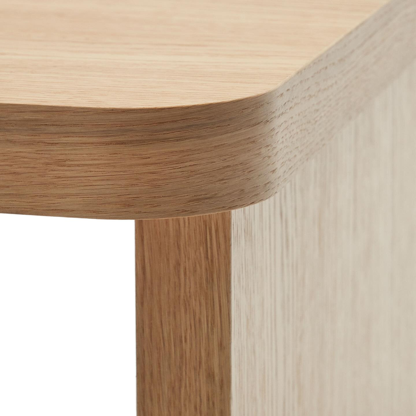 Kave Home Salontafel 'Oaq' Eiken, 89 x 62cm