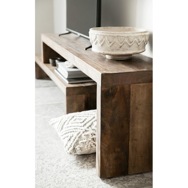 DTP Home TV-meubel 'Timber' Gemixt hout, Set van 2 stuks