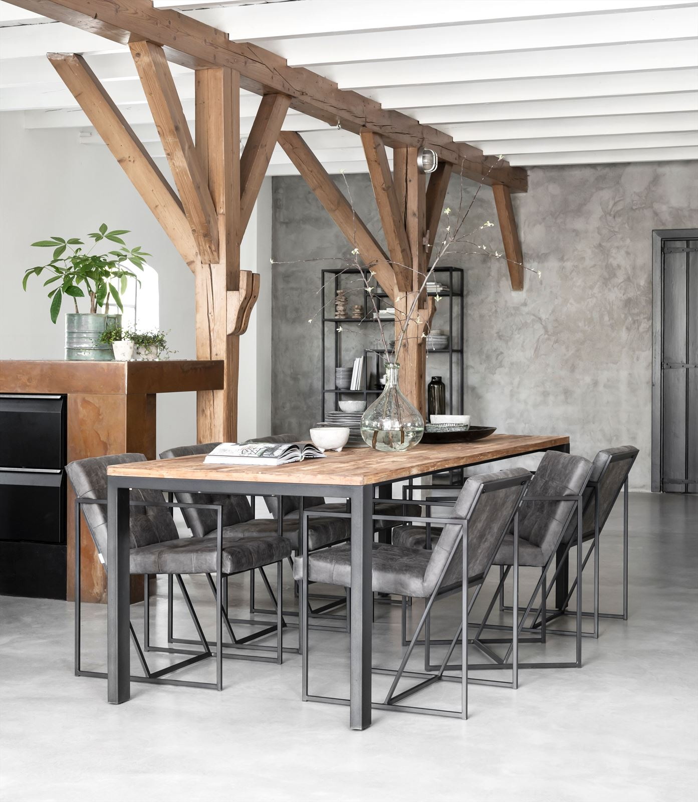 DTP Home Eettafel 'Tracks' Teakhout, 250 x 90cm