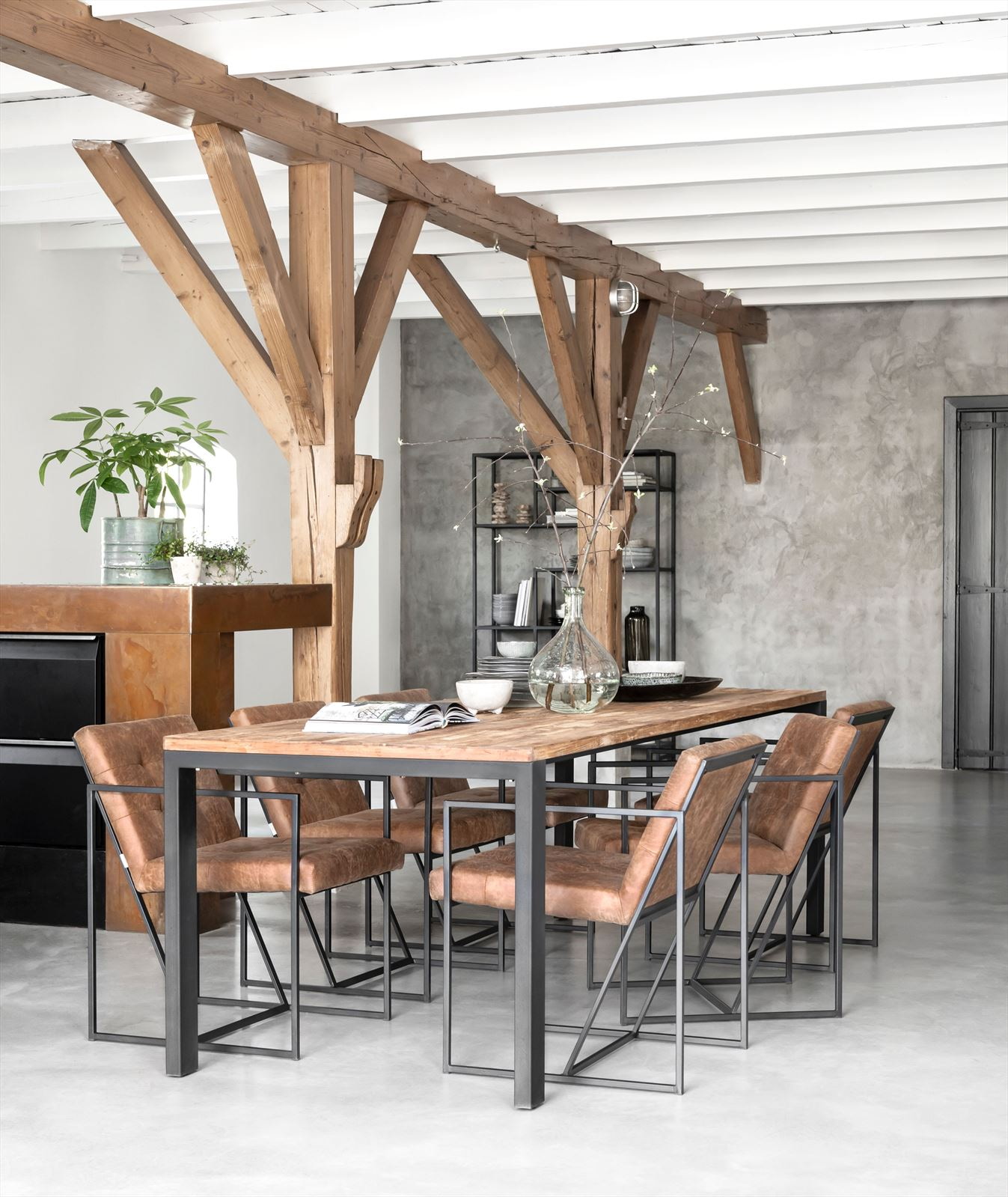 DTP Home Eettafel 'Tracks' Teakhout, 250 x 90cm