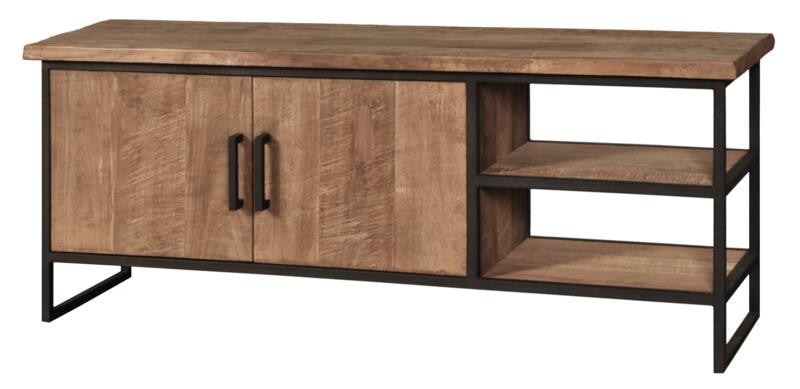 DTP Home TV-meubel 'Beam' Teakhout, 140cm, kleur Naturel