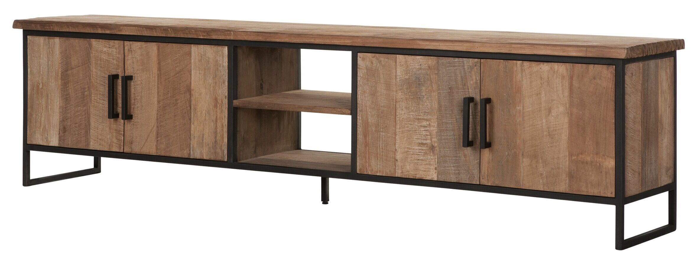 DTP Home TV-meubel 'Beam' Teakhout, 220cm, kleur Naturel