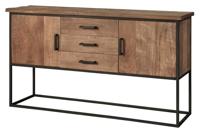 DTP Home Dressoir 'Beam' Teakhout, 158cm, kleur Naturel