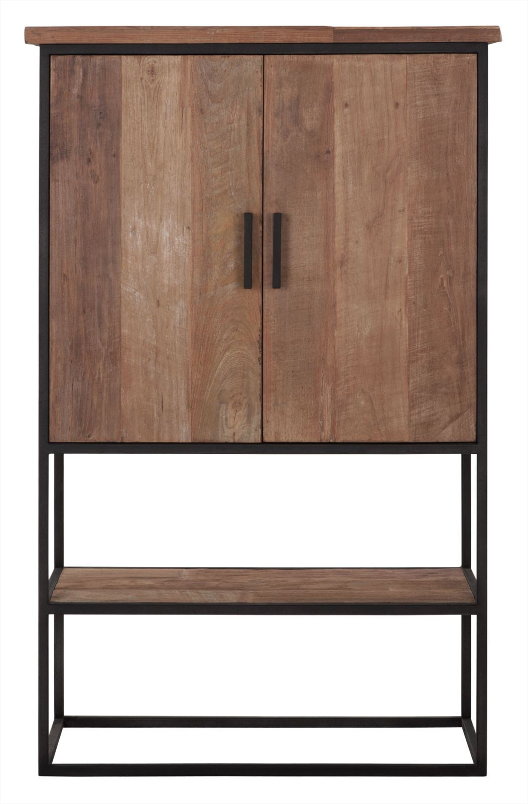 DTP Home Opbergkast 'Beam' Teakhout, 140 x 90cm, kleur Naturel
