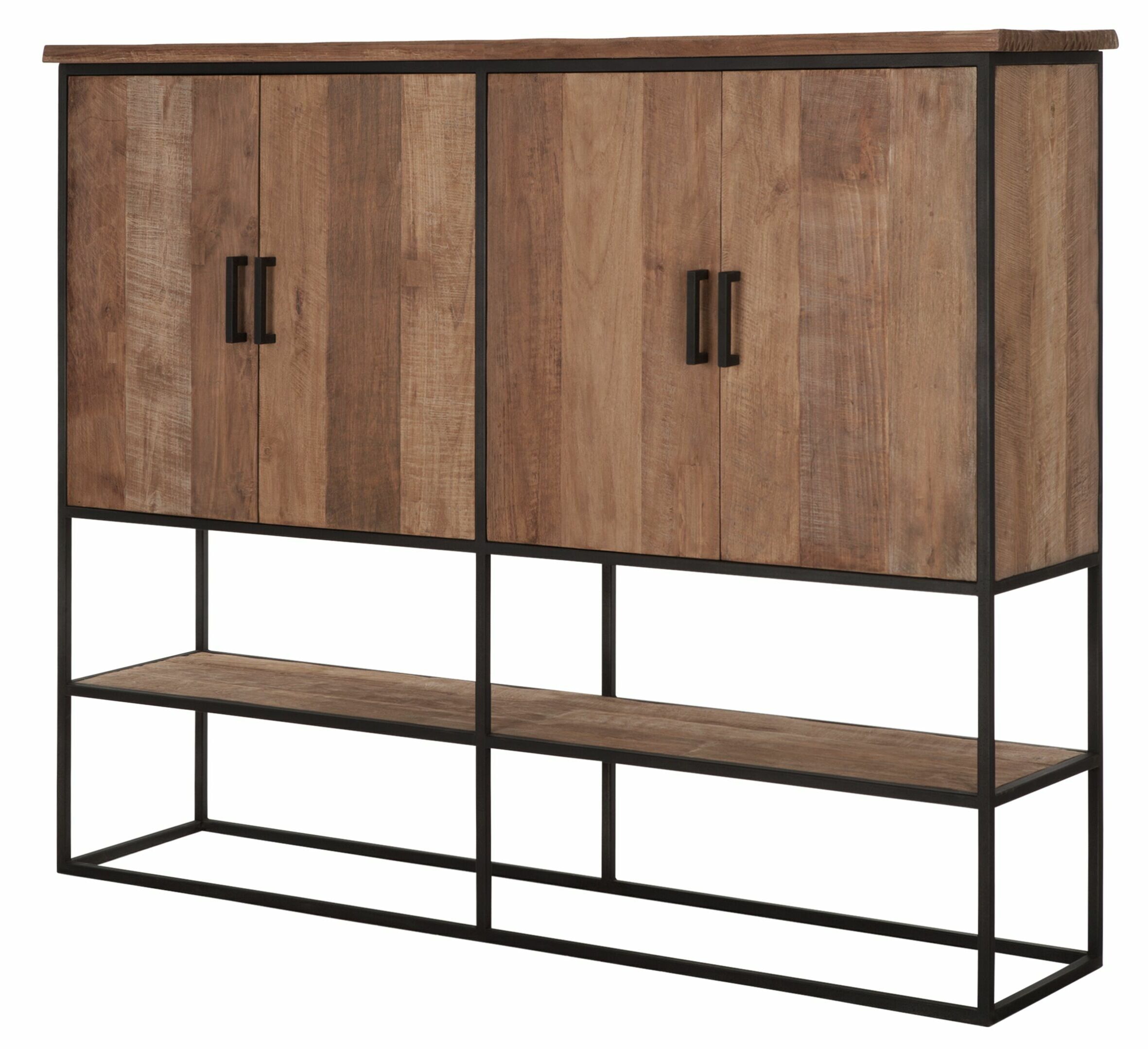 DTP Home Opbergkast 'Beam' Teakhout, 180 x 140cm, kleur Naturel