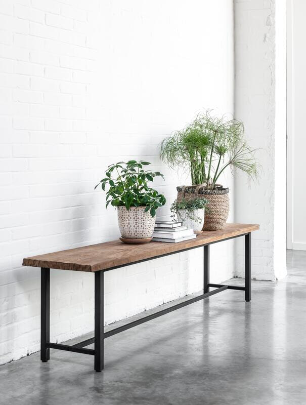 DTP Home Eetkamerbank 'Beam' Teakhout, 190cm, kleur Naturel
