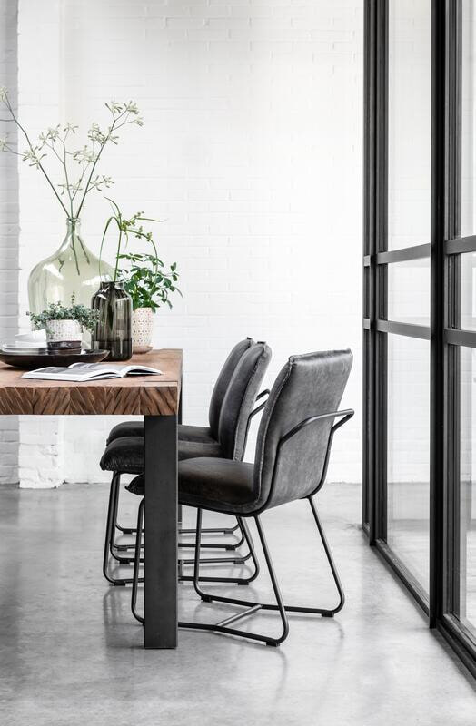 DTP Home Eettafel 'Beam' Teakhout, 250 x 100cm, kleur Naturel