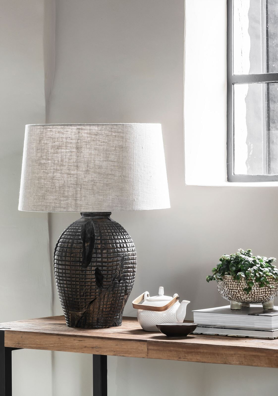 DTP Home Bureau 'Beam' Teakhout, 120 x 50cm, kleur Naturel