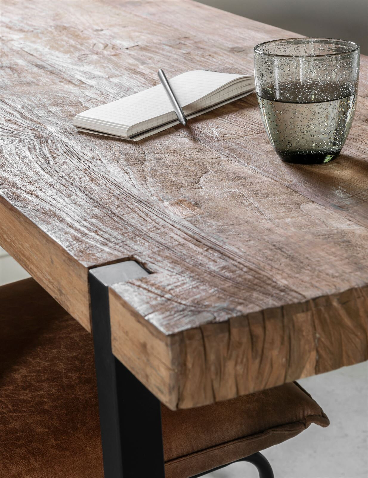 DTP Home Bureau 'Beam' Teakhout, 120 x 50cm, kleur Naturel