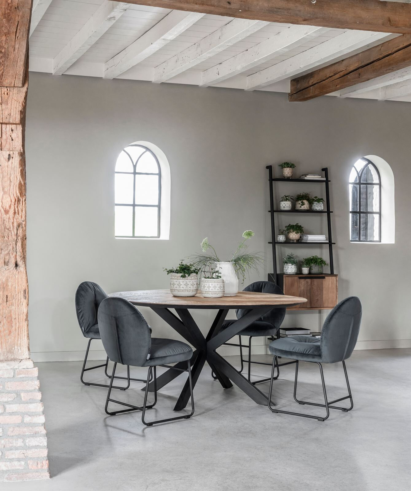 DTP Home Ronde Eettafel 'Shape' Teakhout, 150cm, kleur Naturel