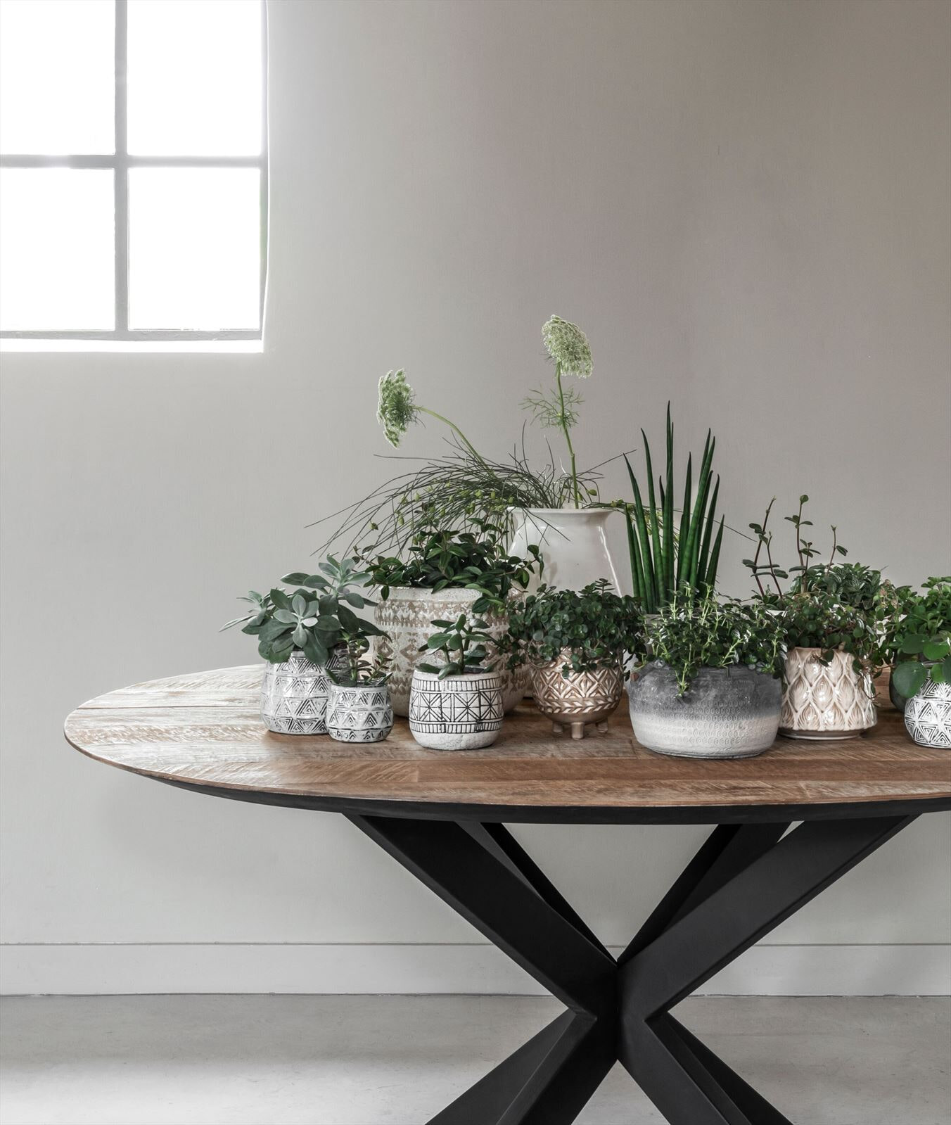 DTP Home Ronde Eettafel 'Shape' Teakhout, 150cm, kleur Naturel