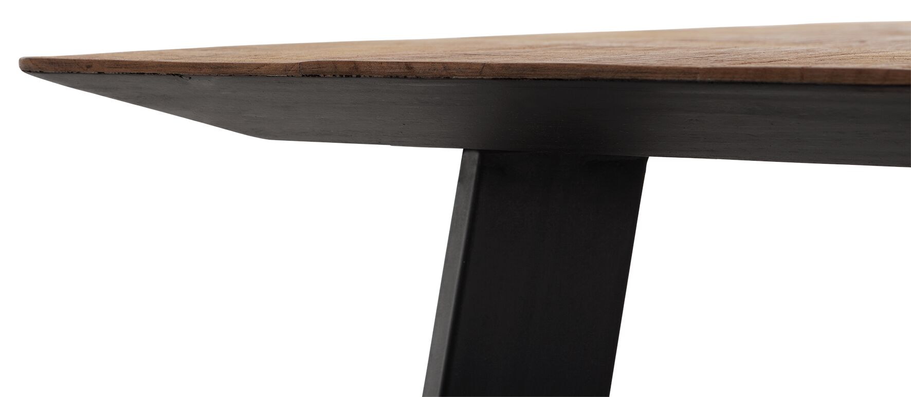 DTP Home Eettafel 'Shape' Teakhout, 250 x 100cm, kleur Naturel