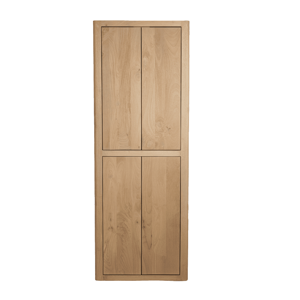 Tower Living Opbergkast 'Tenna' Mangohout, 220 x 80cm, kleur Naturel