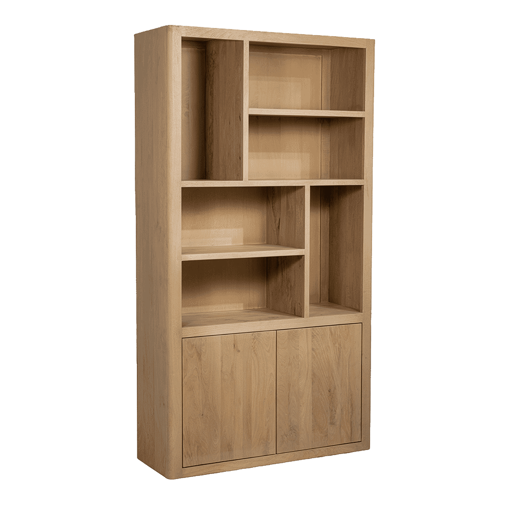 Tower Living Boekenkast 'Tenna' Mangohout, 220 x 120cm