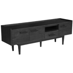 LABEL51 TV-meubel 'Cali' Acaciahout, kleur Zwart