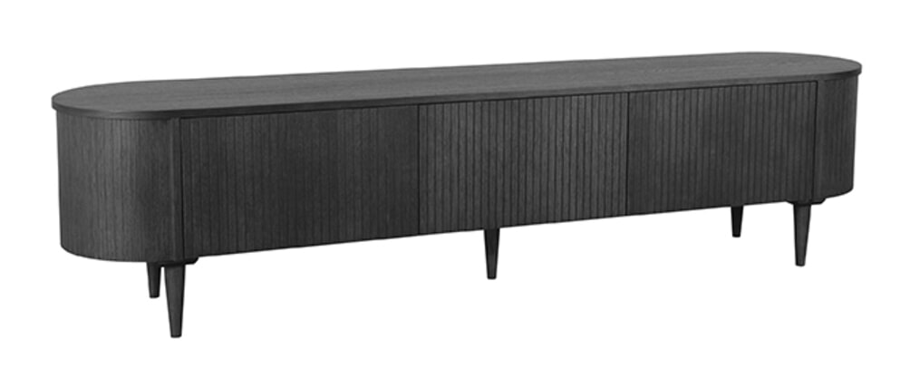 LABEL51 Tv-meubel Oliva Zwart Eiken, 220cm