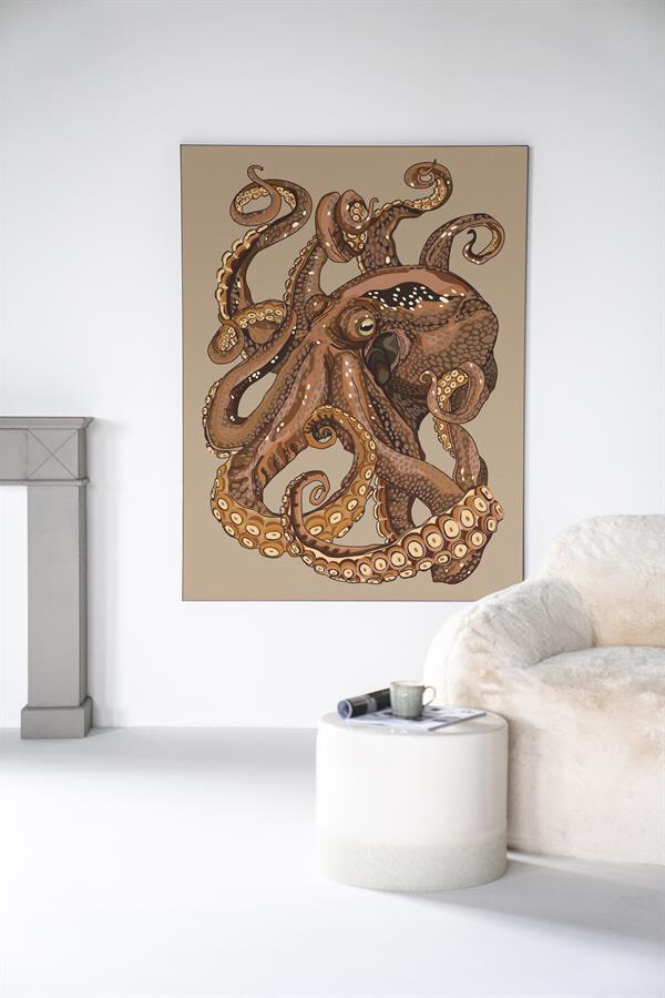 Urban Cotton Wandkleed 'Pulpo' Large, 145 x 190cm