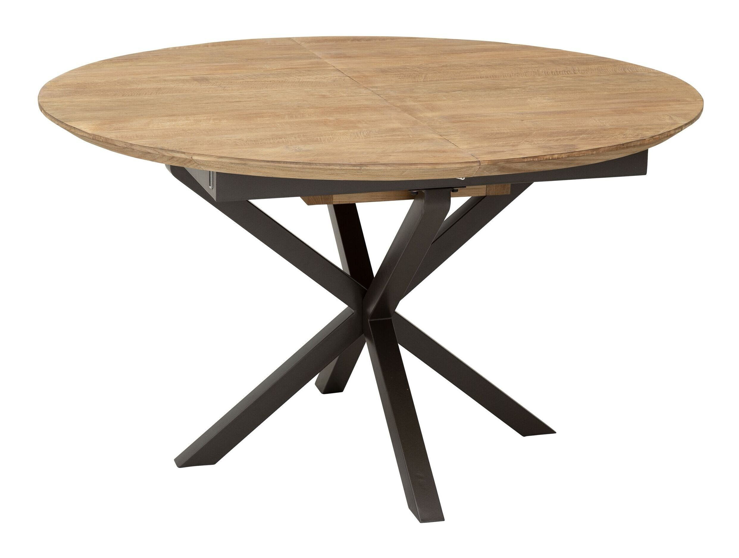 DTP Home Ronde Uitschuifbare Eettafel Utopia Teakhout, Ø130-170cm - Naturel