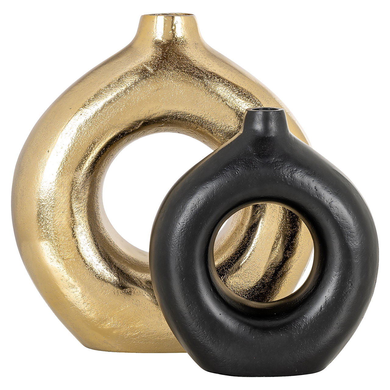 Richmond Vaas 'Felice' 22cm hoog, kleur Zwart