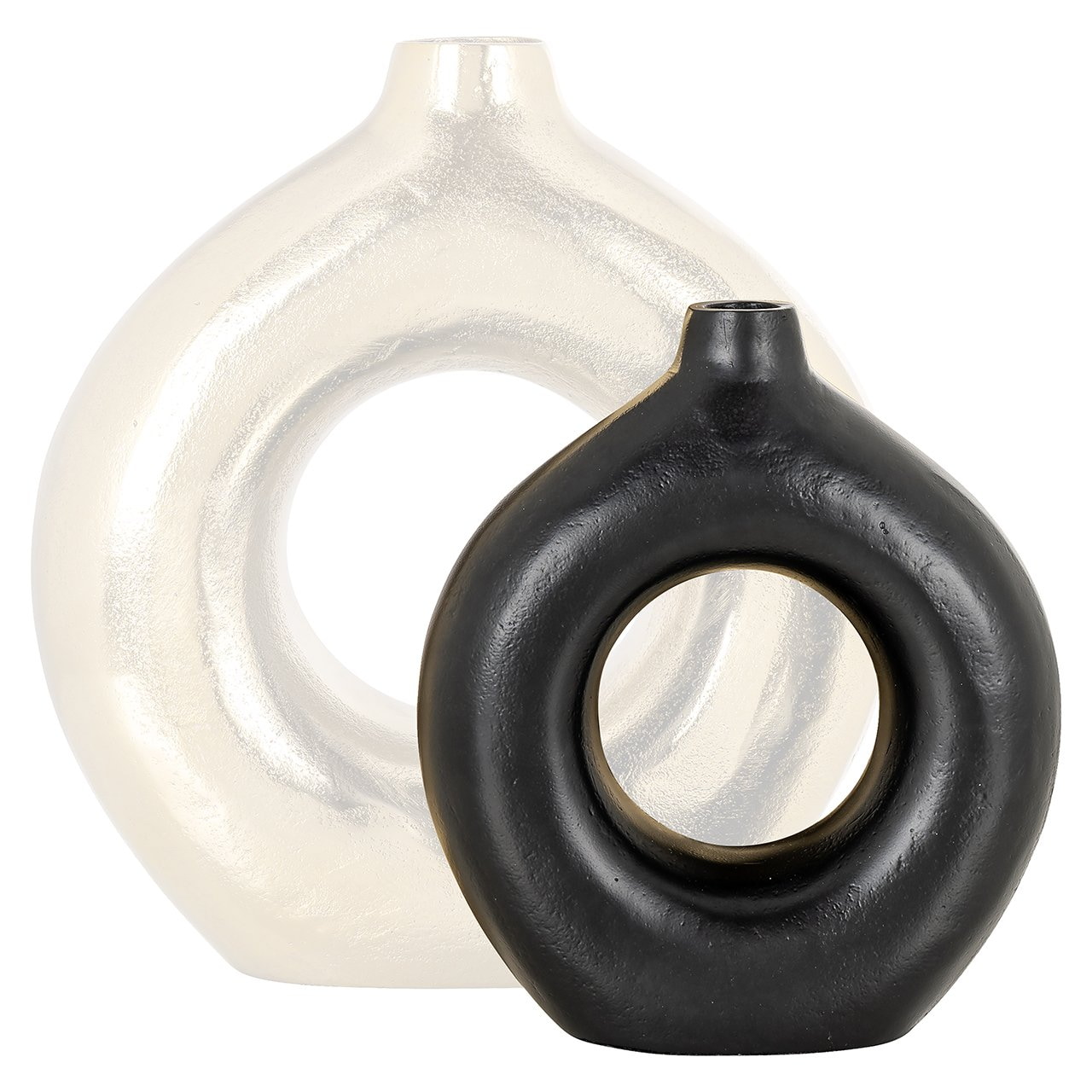 Richmond Vaas 'Felice' 22cm hoog, kleur Zwart