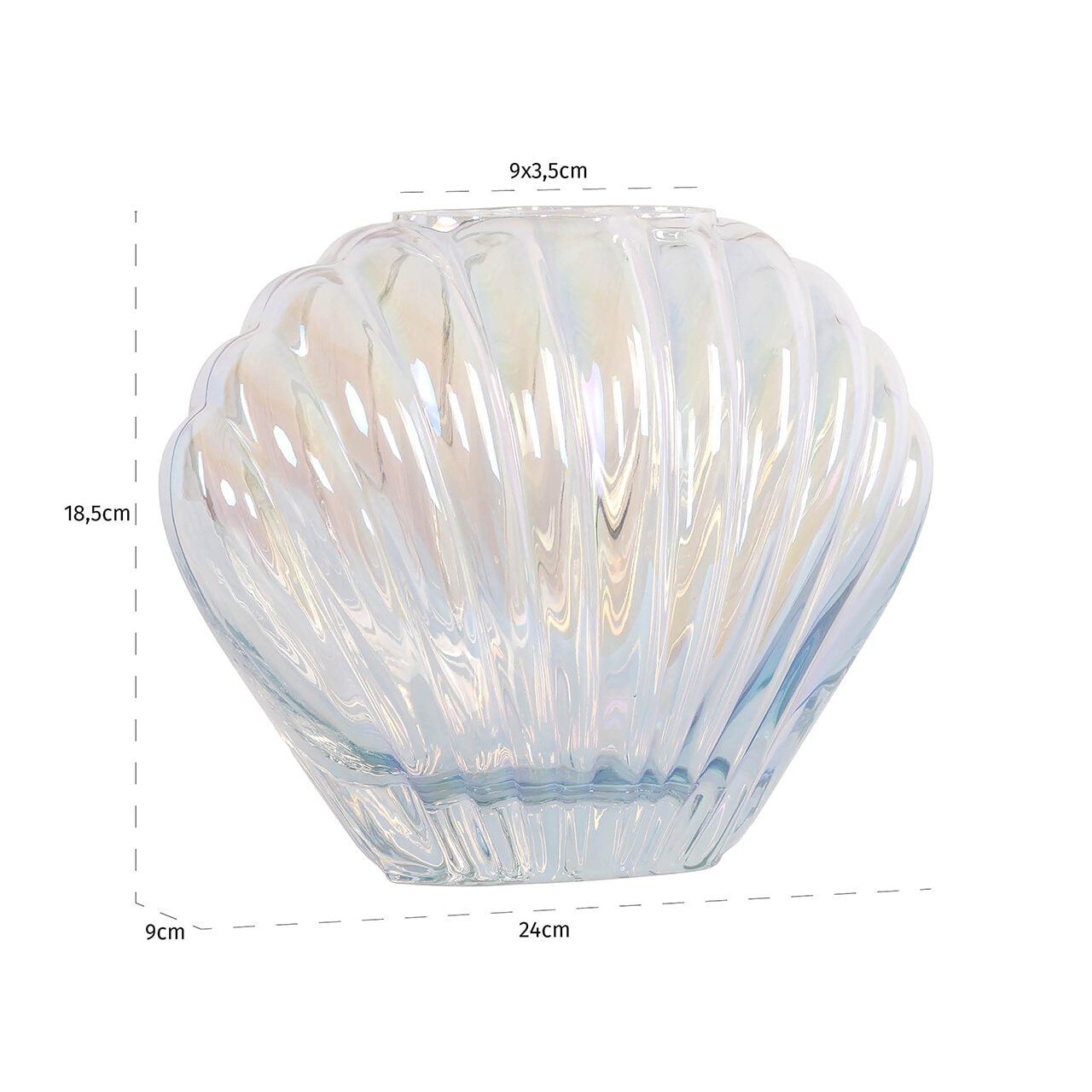 Richmond Vaas 'Shelby' Iriserend