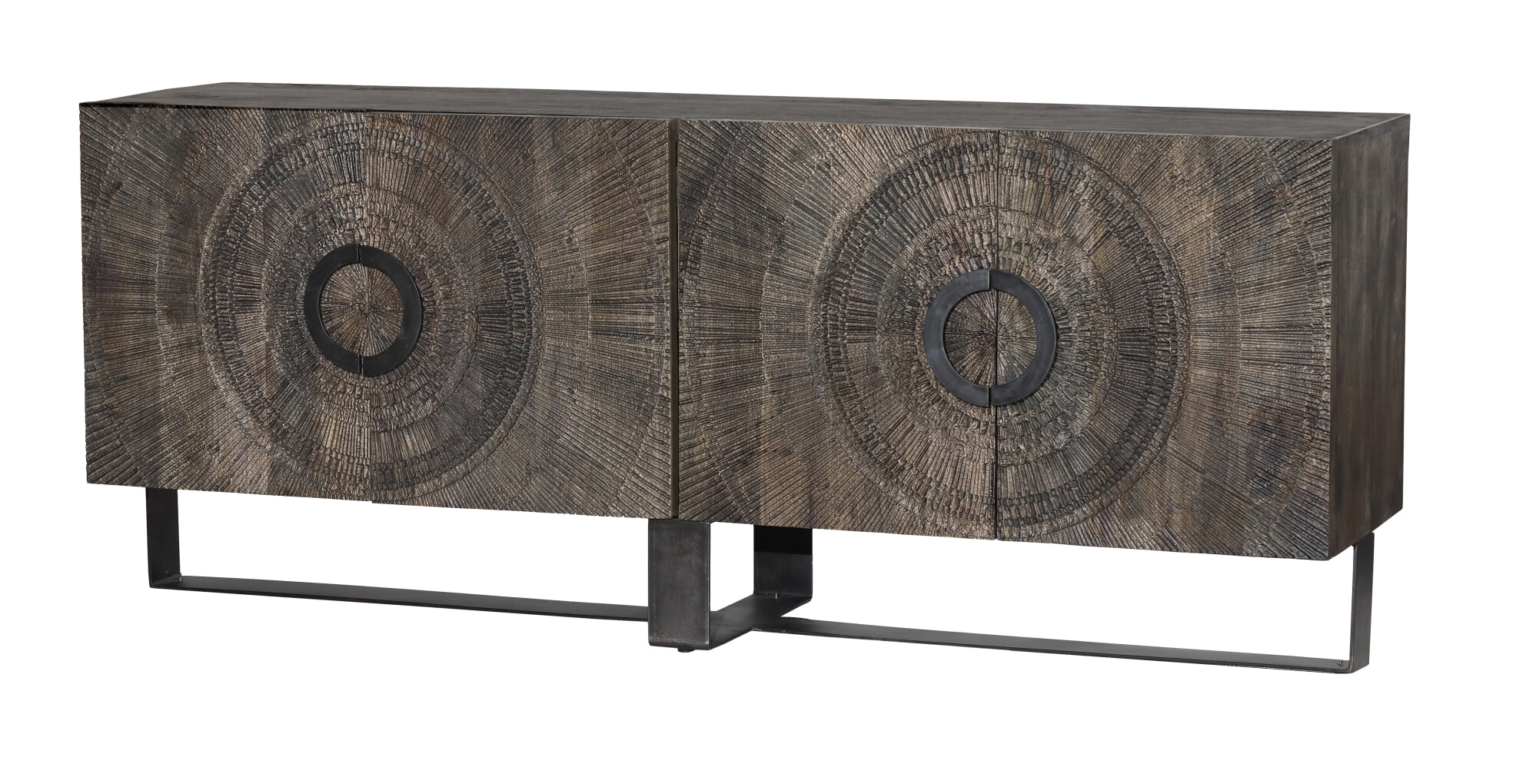 Tower Living Dressoir Padua Mangohout, 200cm - Bruin