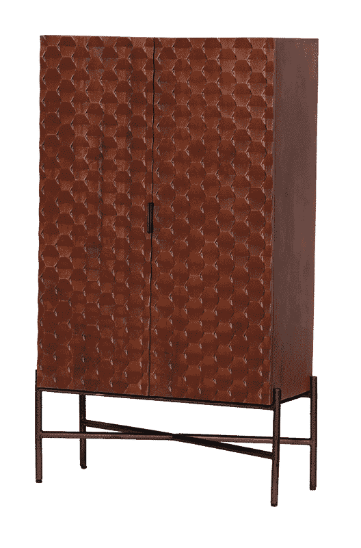 Tower Living Opbergkast 'Paola' Mangohout, 160 x 90cm