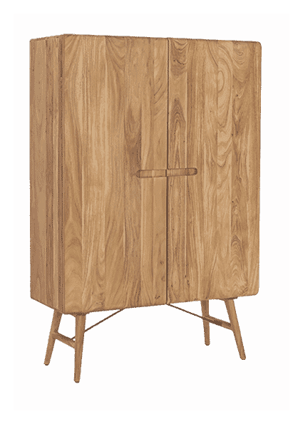 Tower Living Opbergkast 'Aura' Acaciahout, 150 x 100cm, kleur Naturel