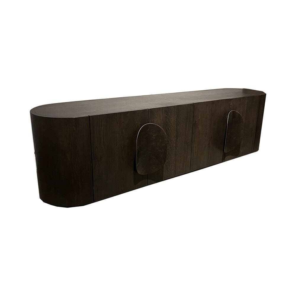 Tower Living TV-meubel Allure Eiken, 180cm - Donkerbruin