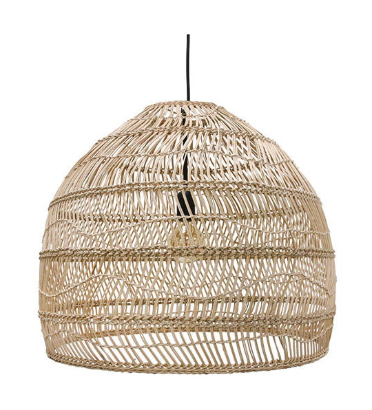 HKliving Hanglamp Ball Wicker, 60cm - Naturel
