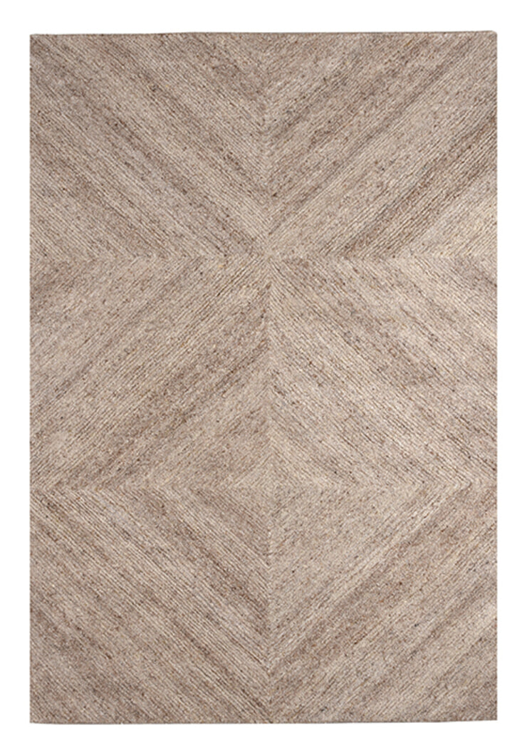 LABEL51 Vloerkleed Blendy Wol, 200 x 300cm - Taupe