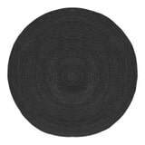 LABEL51 Vloerkleed 'Jute' 120cm, kleur Zwart