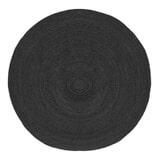 LABEL51 Vloerkleed 'Jute' 90cm, kleur Zwart
