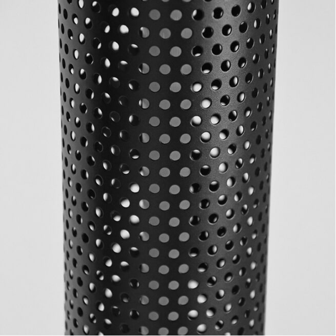 LABEL51 Vloerlamp 'Tube', Metaal, 154cm, kleur Zwart