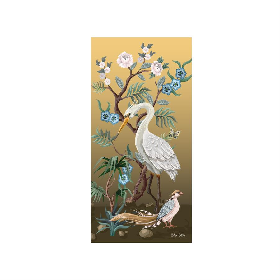 Urban Cotton Wandkleed Birds Medium - 70 x 145cm