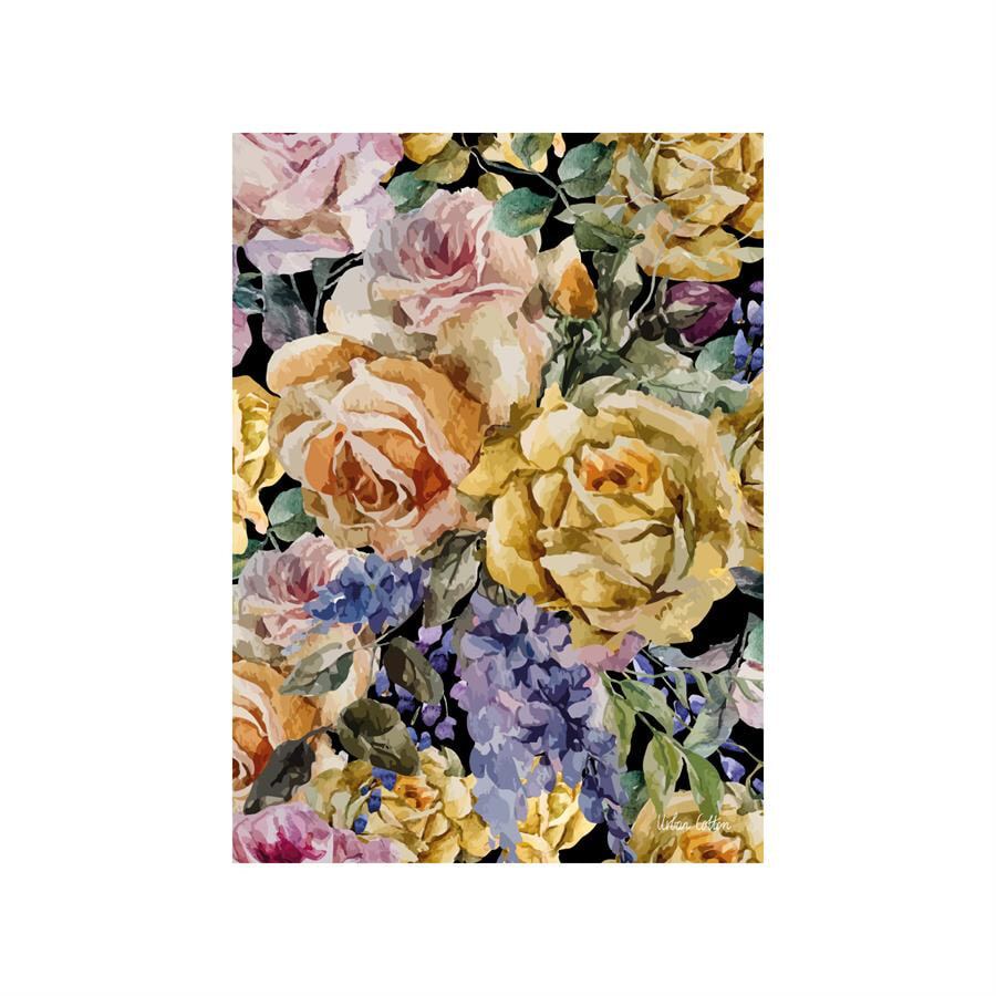 Urban Cotton Wandkleed 'Flora Medium' 110 x 145cm