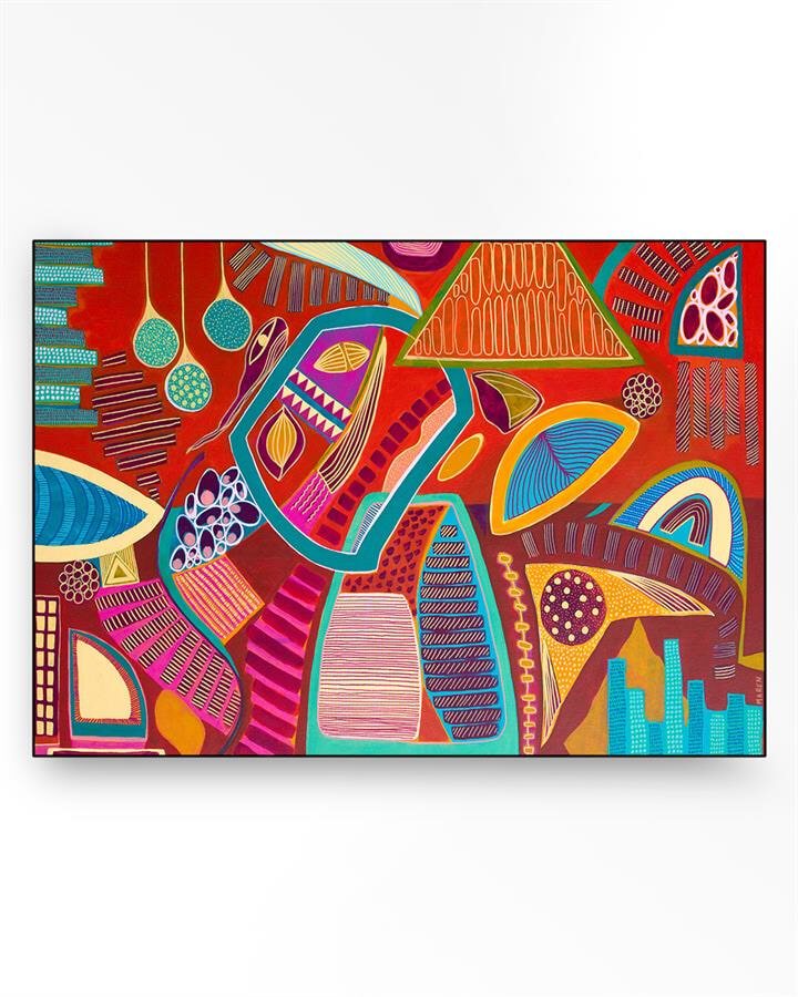 Urban Cotton Wandkleed 'Vida Marina' Small, 80 x 110cm