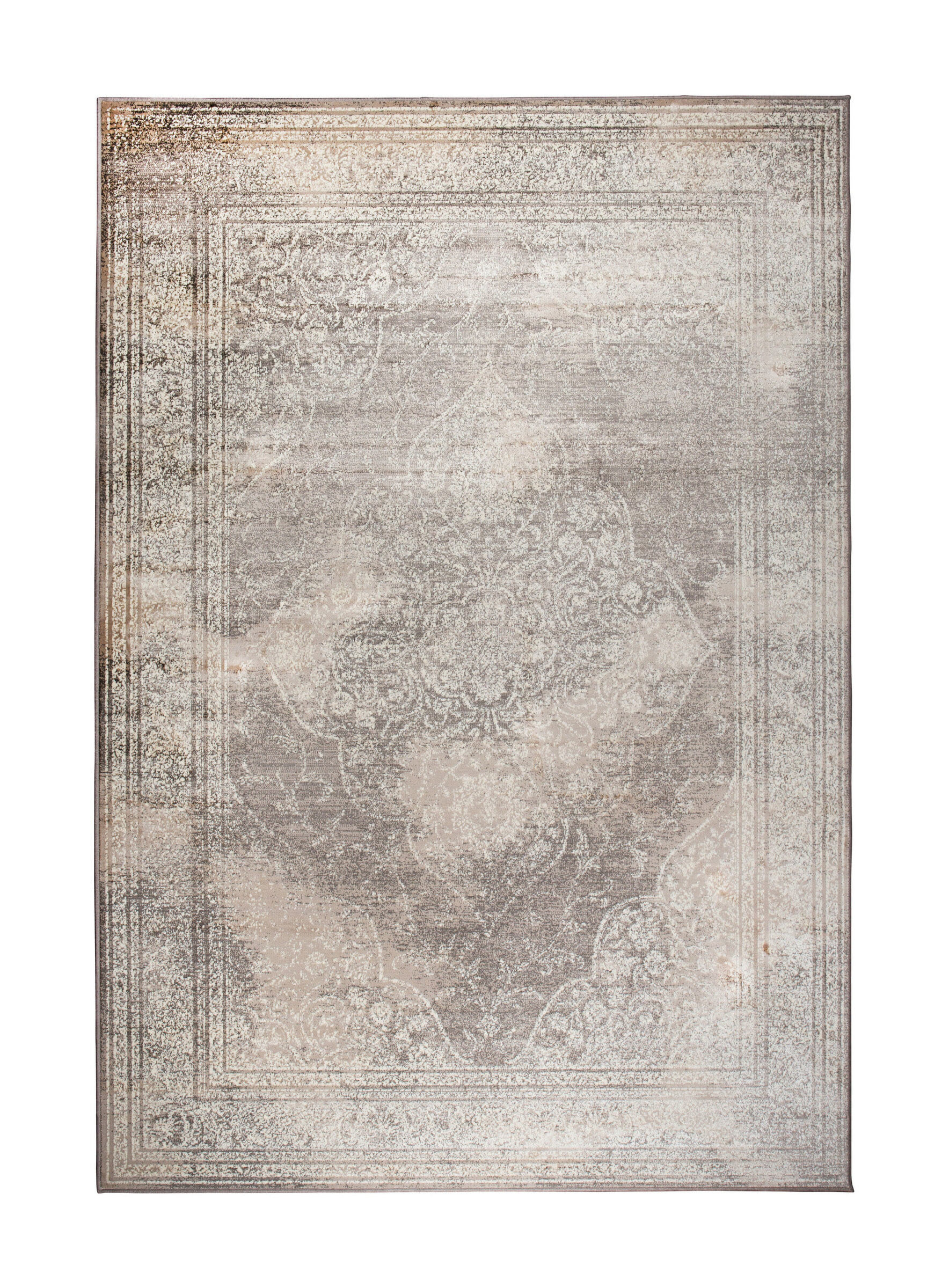 Dutchbone Vloerkleed 'Rugged' kleur Light