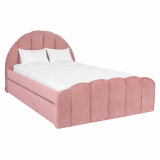 Richmond Bed 'Pixie' Met onderschuifbed, 120 x 200cm, kleur Rosewood