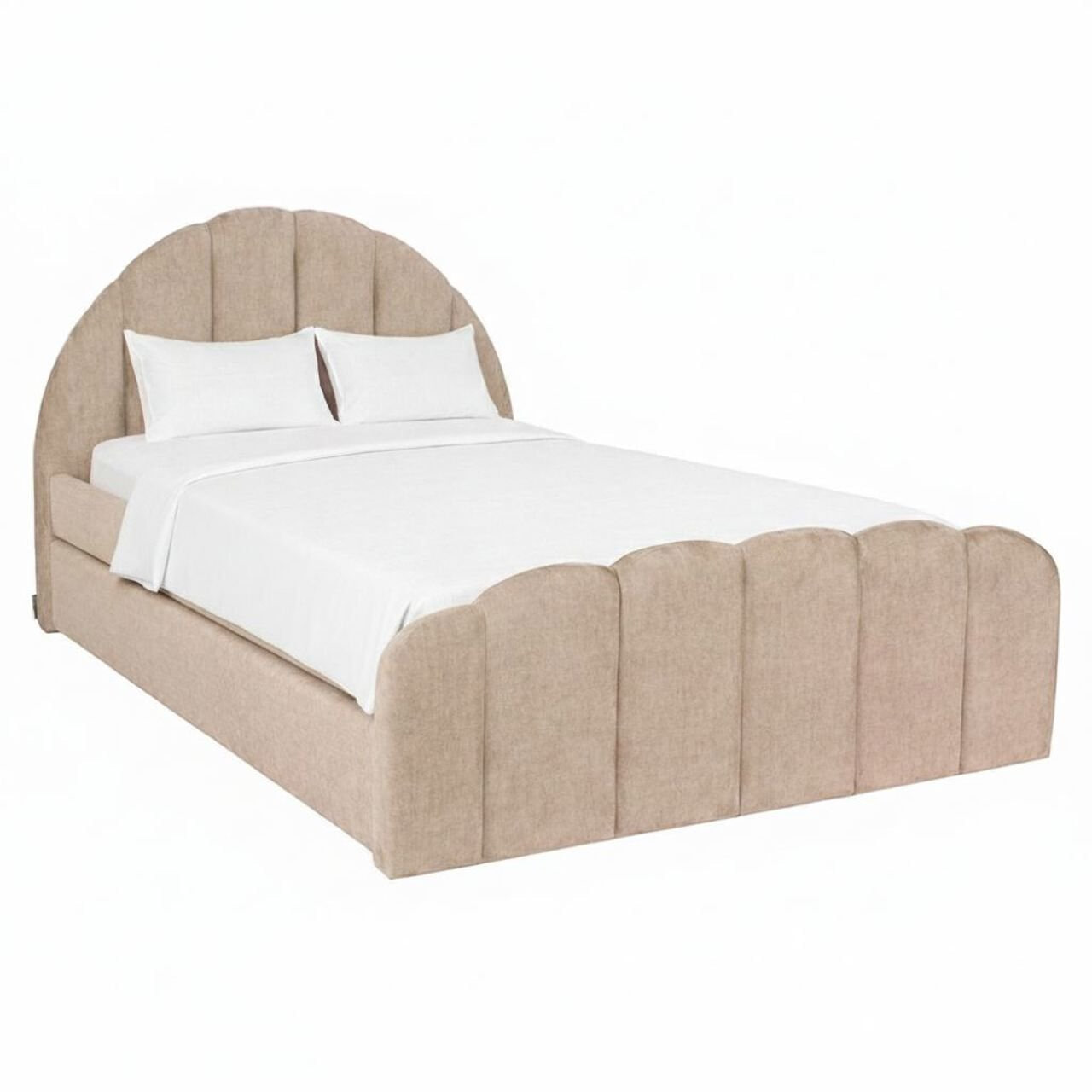 Richmond Bed 'Pixie' Met onderschuifbed, 120 x 200cm, kleur Clay