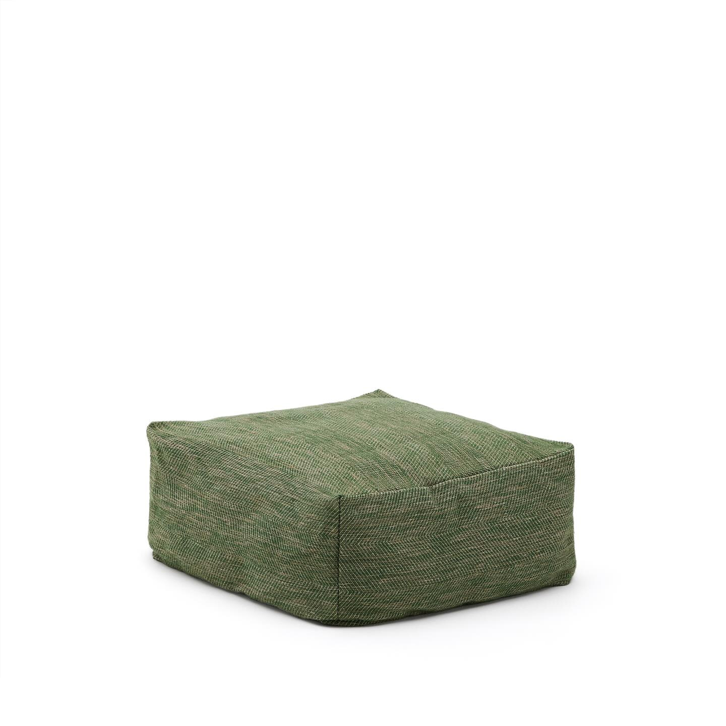 Kave Home Outdoor Poef 'Vedell' PET, kleur Groen