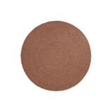 Kave Home Rond Vloerkleed 'Despas' 200cm, kleur Terracotta