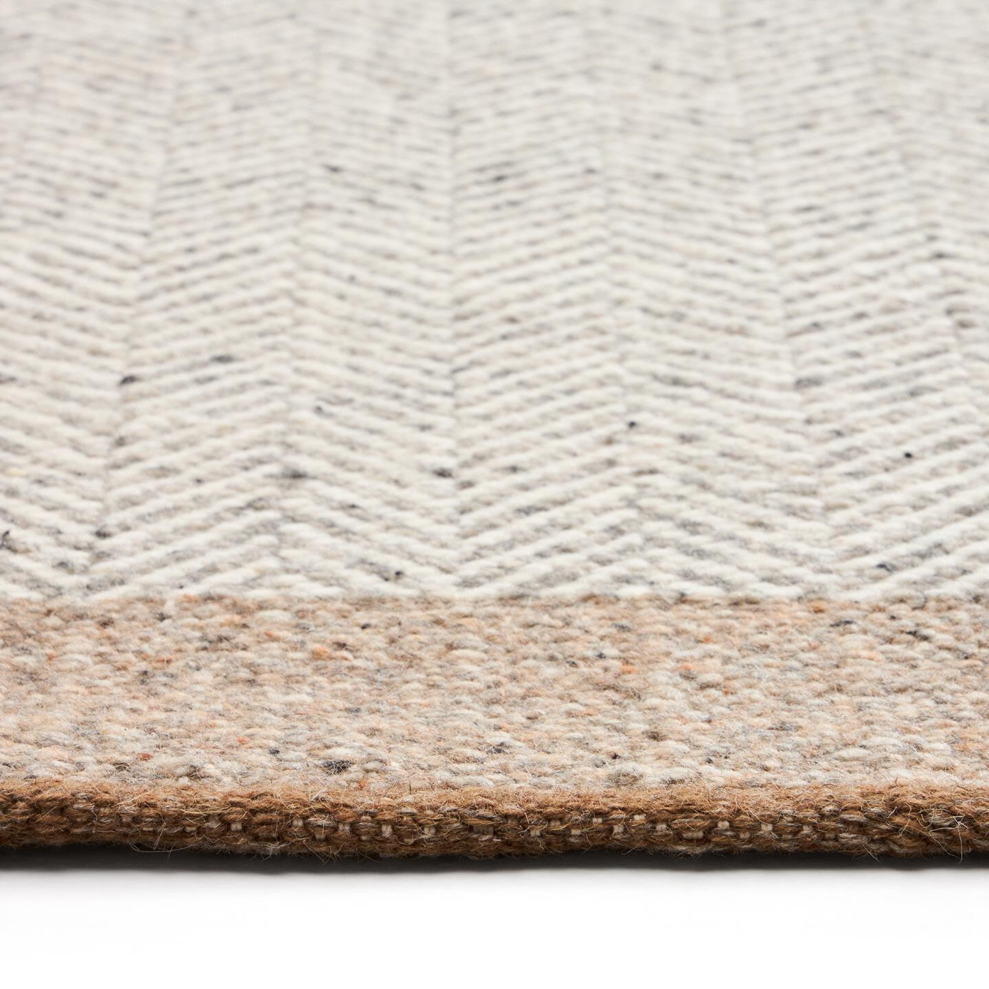 Kave Home Vloerkleed 'Nifelia' 80 x 200cm, kleur Beige
