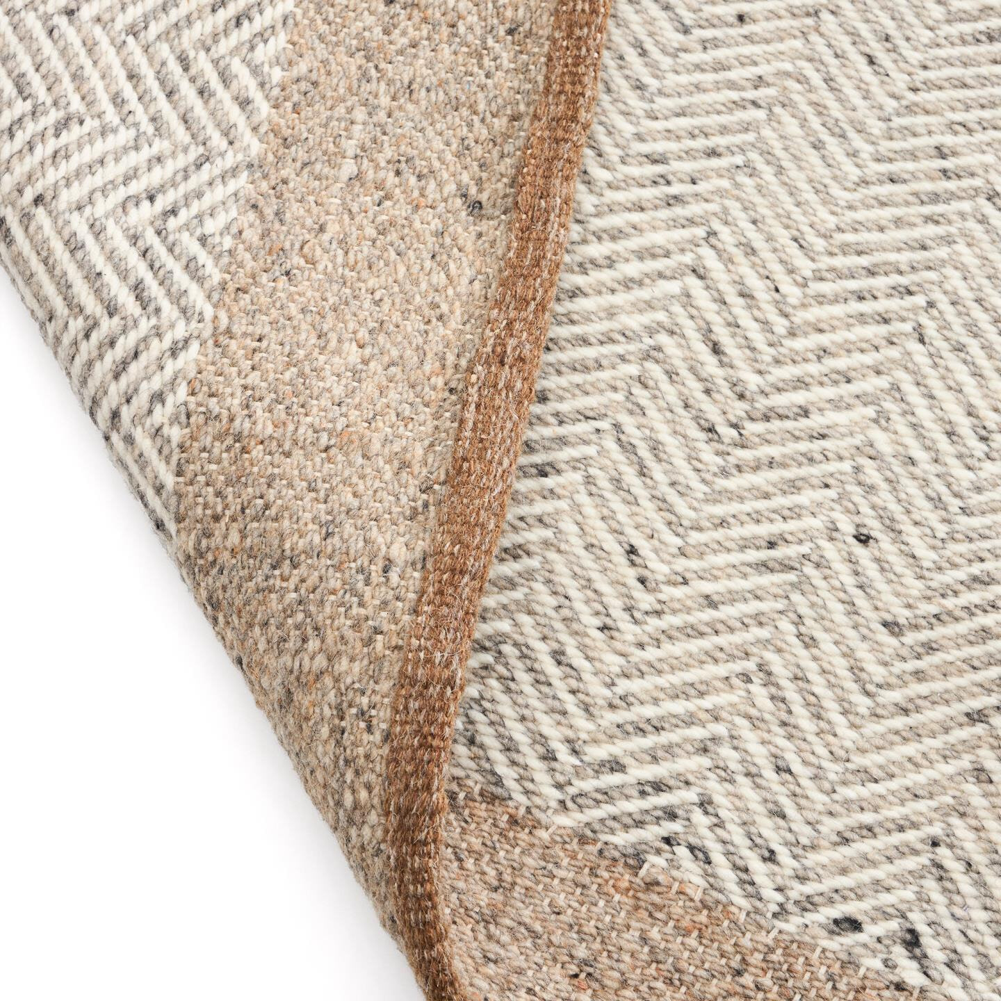 Kave Home Vloerkleed 'Nifelia' 80 x 200cm, kleur Beige