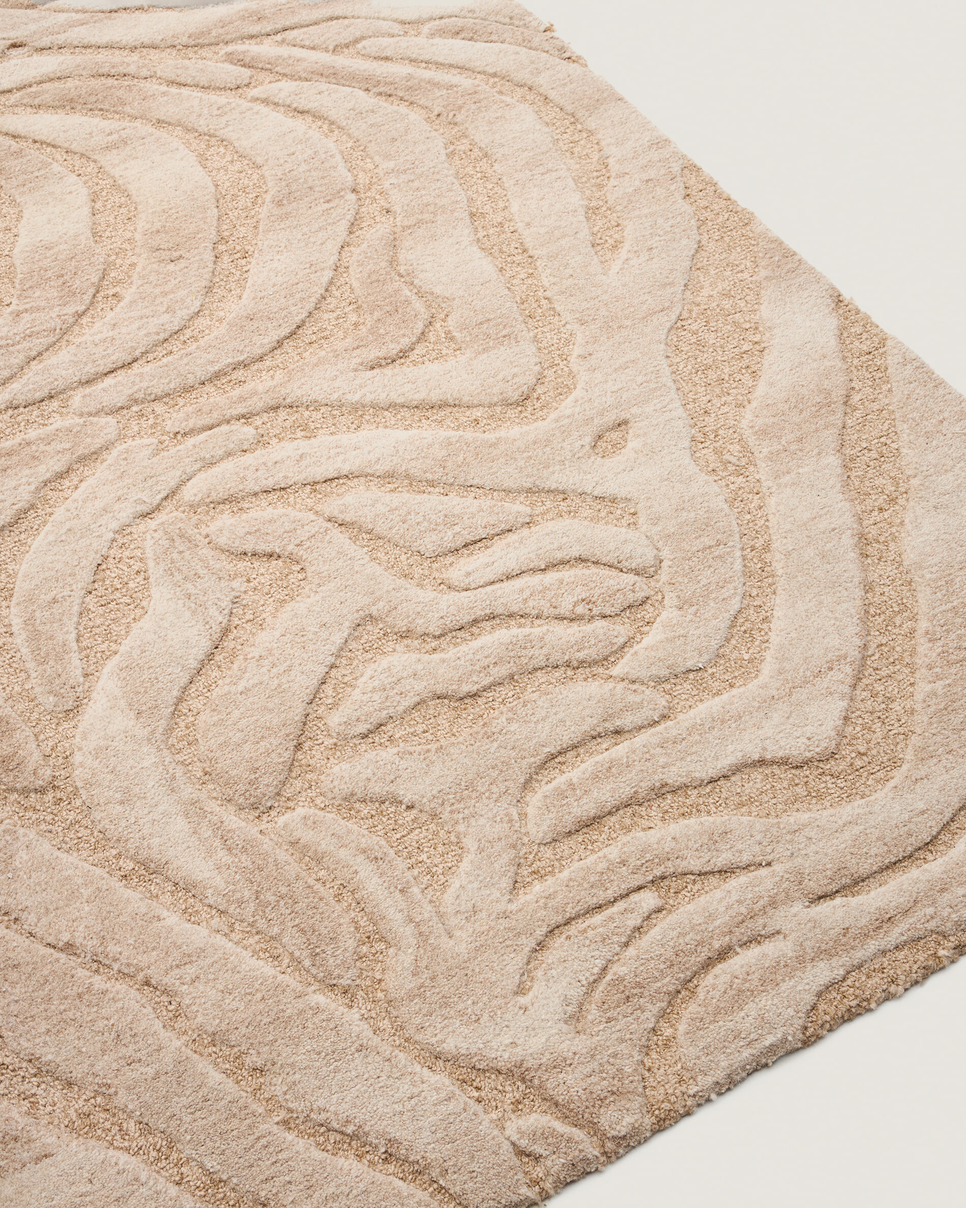 Kave Home Vloerkleed 'Tribet' Wol, 160 x 230cm