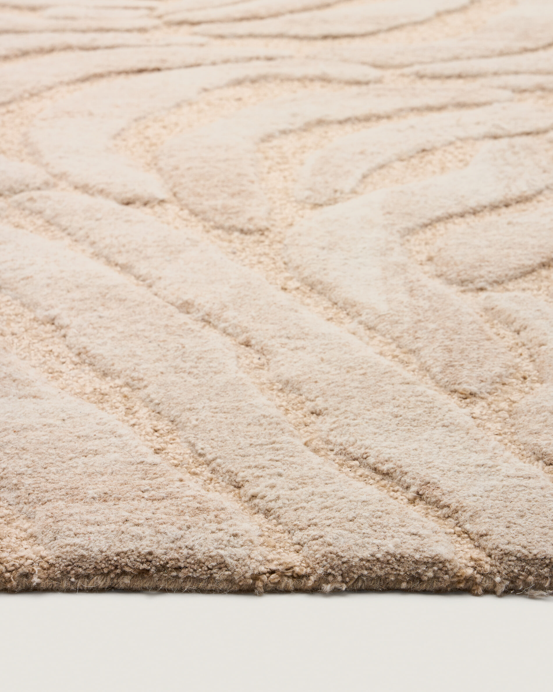 Kave Home Vloerkleed 'Tribet' Wol, 160 x 230cm